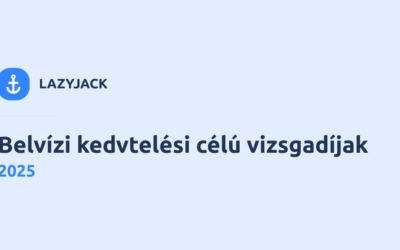 Változnak a belvízi kedvtelési célú vizsgadíjak 2025. március 7-től